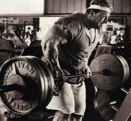 Underhand Bent-Over Row Dorian Yates