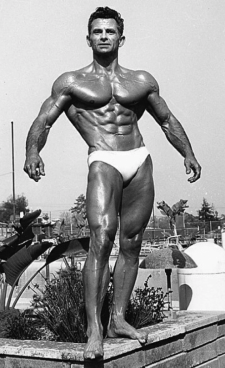 Vince Gironda Classic Ripped Bodybuilding Pose